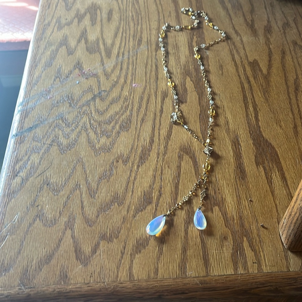 Rain drop necklace